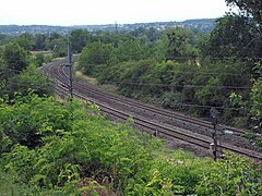 Début de la ligne de Nîmes