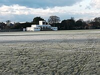 A winter view of the Manor Sports Ground