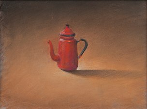 My Red Teapot (1979) Pastel