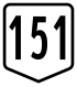 Route 151 shield