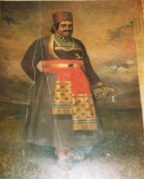 Full length portrait of Nawab Ahmad Ali Khan Bahadur of Rampur