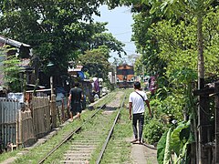 PNR Naga rail tracks, Tabuco