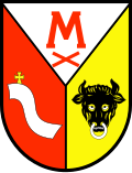 Coat of arms of gmina Mykanów