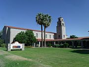 The Faith Lutheran Church was built in 1946 and is located at 801 E. Camelback Road. It is listed in the Phoenix Historic Property Register.