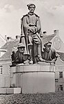 Otto Birma: Statue of Josef Jiří Švec in České Budějovice (erected in 1928, removed in 1939)