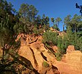 Chemin des ocres à Roussillon