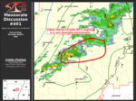 SPC Mesoscale Discussion #401: Little Rock–North Little Rock–Jacksonville, Arkansas EF3 tornado