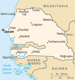 Senegal - Mappa