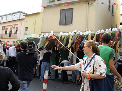 Sollevamento del candeliere dei pastori