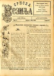 Јелица Беловић: Најљепше везиљачке технике народне, Српска везиља, broj 5, 1905. godina