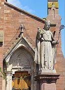 Monument commémoratif avec statue de Jean II de Lichtenberg (1905), Grand'Rue.