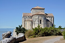 L'église Sainte-Radegonde de Talmont-sur-Gironde.