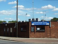 The Blues Club on the south west corner of the ground.