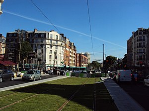 Travaux du tramway T3 Entre Marie de Miribel et porte de Montreuil