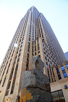 30 Rockefeller Plaza as viewed from the ground