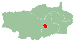 Location of Antsirabe in Vakinankaratra