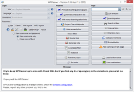 Скриншот программы WPCleaner