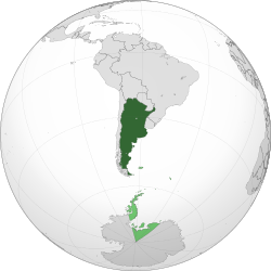 Location of Argentine Republic