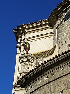 Détail du fronton.