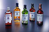 Ballantines viski şişeleri