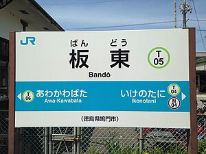 Station sign