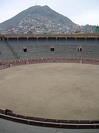 Bullring in Lima, Peru