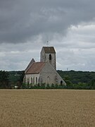 L'église Saint-Maur-Sainte-Fare à Buthiers, Seine-et-Marne.