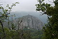 Tour de guet de Calames vue du château de Miramont