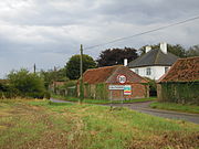 The approach to the western side of the village from the direction of Wolterton and Wickmere.