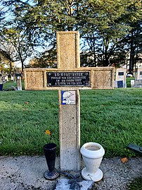 Tombe d'André Le Moal au cimetière La Chauvinière à Nantes