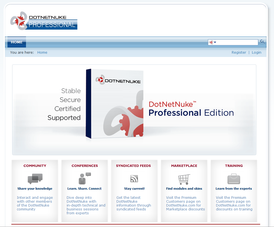 Скриншот программы DotNetNuke