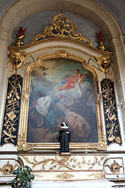 K- Tableau de Dandré-Bardon : La Vision de saint Jacques.