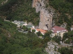 Bâtiments des thermes.