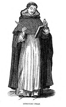 A “Blackfriar” (Dominican Friar or Friar Preacher)