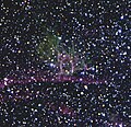 SNR B0544-6910 사진. 제공: ESO