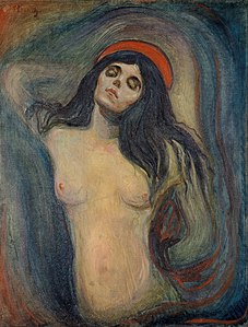 Madonna, by Edvard Munch