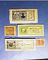 Fiscal stamps of Punadra, Khadal, Ambaliara, Katosan and Jawhar Princely states of Koli rulers in India