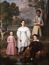 Jacques Amans, Bélizaire and the Frey Children, c. 1837