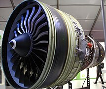 GE90 powering the Boeing 777, the most powerful aircraft engine