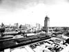 Passenger trains at the original downtown Miami station in the 1930s