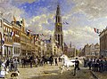 The Horse Inspection (Martinikerk in the background) by Otto Eerelman 1920