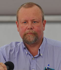 Hannu Lauerma Suomi-areena-tapahtumassa 2014.