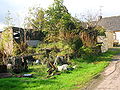 The Hessilhead Saw Mill ruins.