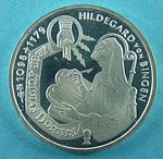 10 DM Hildegard von Bingen reverse