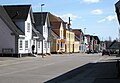 The street "Østergade" in Hjallerup