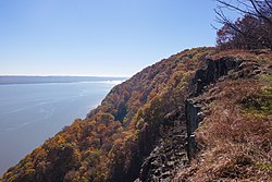 The Hudson River looking southward from Hook Mountain State Park