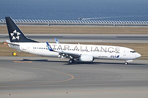 Boeing 737-800 in Star Alliance livery