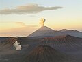 The Mahameru volcano on the island Java in Indonesia