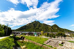 右田ヶ岳城遠景