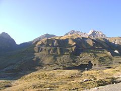 Imagen tomada el 19 de agosto del 2009, con desaparición total del glaciar.